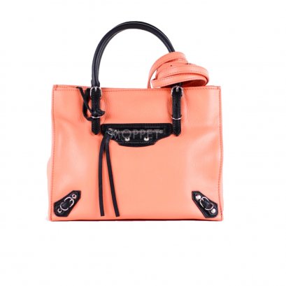 Unused Balenciaga Papier Mini in Old Rose SHW