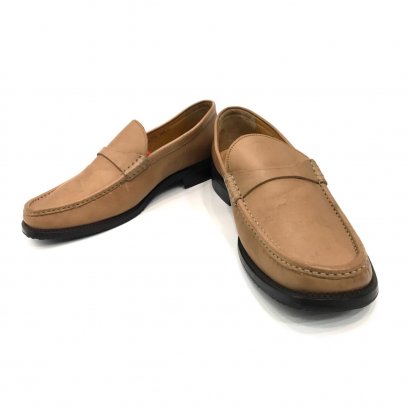 Used Bally Men&#039;s Shoes 9&quot; in Light Tan Leather 