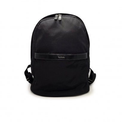 Used Paul Smith Backpack in Black Canvas SHW