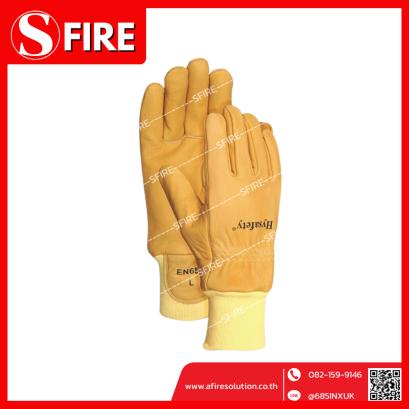 ถุงมือดับเพลิง Hysafety 7992 มาตรฐาน EN659