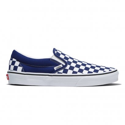 รองเท้า VANS Classic Slip-On - Color Theory Checkerboard Beacon Blue [VN000BVZBYM]