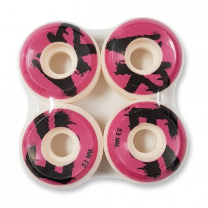 ล้อสเก็ตบอร์ด Dreg Logo Pink Wheels 53mm.