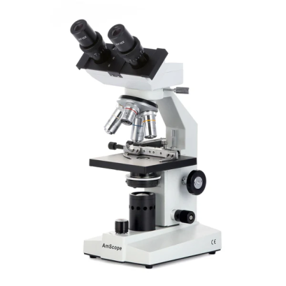 (B100-MS-3PL) B100 Series Biological Binocular Compound LED Microscope w/ Mechanical Stage