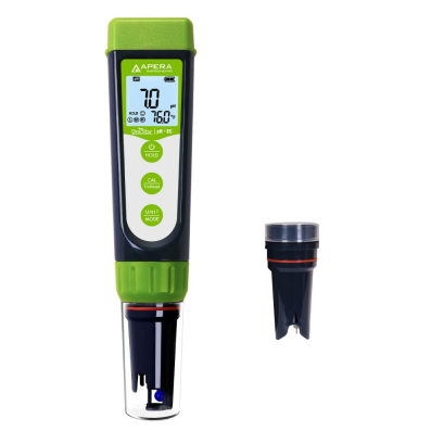 GroStar Series GS4-P pH/EC/500ppm/700ppm/ORP 6-in-1 Combo Pen Tester Kit (Gen II) with Replaceable Double-junction pH/EC Probe and ORP Probe for Hydroponics Water Quality Testing