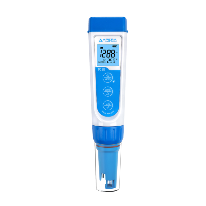 Apera Instruments Premium Series PC60 Multiparameter (pH/EC/TDS/Salinity/Temp.) Pocket Tester Kit