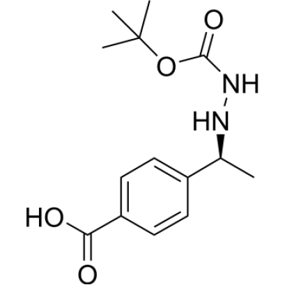 (S)-4-(1-(2-(Tert-butoxycarbonyl)hydrazinyl)ethyl)benzoic acid, 98% (CAS.1391551-63-5)