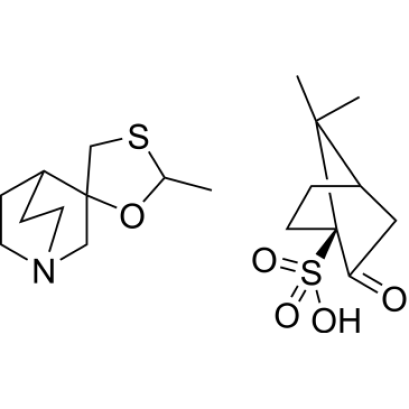 2-Methyl-1'-azaspiro[[1,3]oxathiolane-5,3'-bicyclo[2.2.2]octane] (1S,4R)-7,7-dimethyl-2-oxobicyclo[2.2.1]heptane-1-sulfonate, 98%
