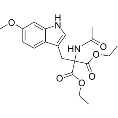 Diethyl 2-acetamido-2-((6-methoxy-1H-indol-3-yl)methyl)malonate, 98% (CAS.94438-00-3)