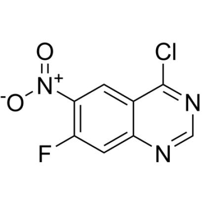 4-Chloro-7-fluoro-6-nitroquinazoline, 98% (CAS.162012-70-6)