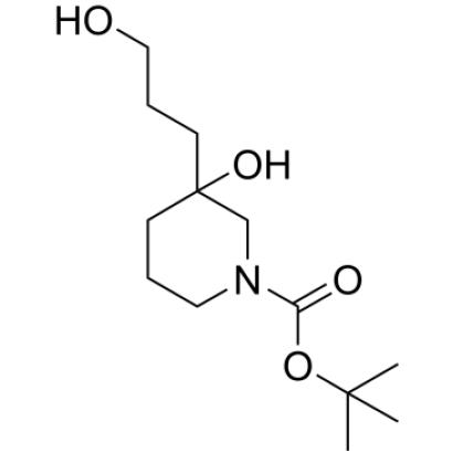 tert-butyl 3-hydroxy-3-(3-hydroxypropyl)piperidine-1-carboxylate, 98%