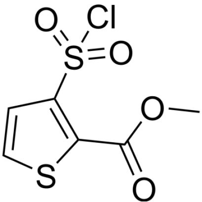 2-Carbomethoxy-3-thiophenesulfonyl chloride, 95% (CAS.59337-92-7)