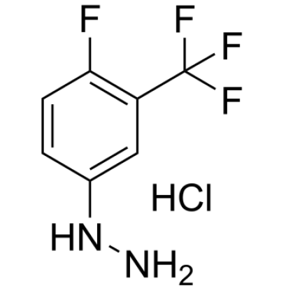 (4-Fluoro-3-(trifluoromethyl)phenyl)hydrazine (Hydrochloride), 97% (CAS.502496-22-2)