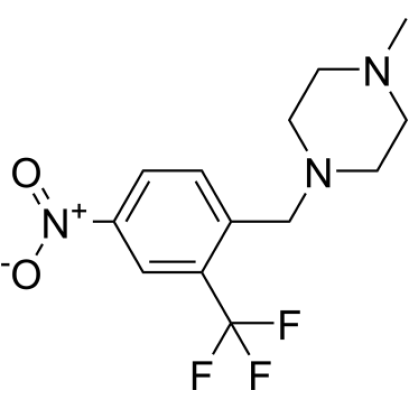 1-Methyl-4-(4-nitro-2-(trifluoromethyl)benzyl)piperazine, 98% (CAS.694499-24-6)