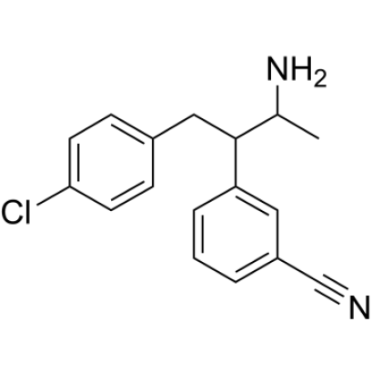 3-(3-amino-1-(4-chlorophenyl)butan-2-yl)benzonitrile  (HCl salt), 98% (CAS.737753-45-6)