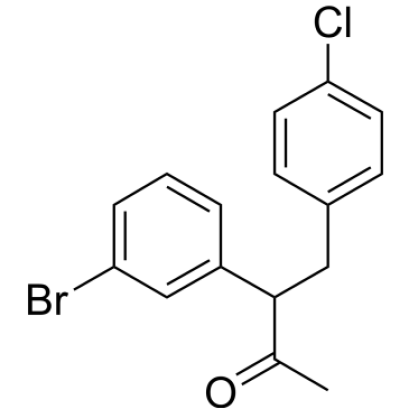 3-(3-Bromophenyl)-4-(4-chlorophenyl)butan-2-one, 98% (CAS.848310-98-5)