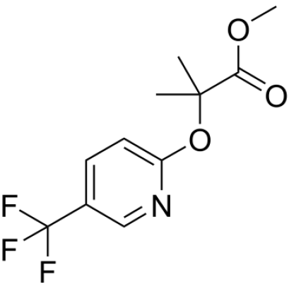 methyl 2-methyl-2-((5-(trifluoromethyl)pyridin-2-yl)oxy)propanoate, 98% (CAS.913849-17-9)