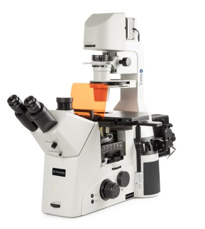 DI.3053-PLPHFi Trinocular Delphi-X Inverso inverted microscope with WF10x/25 mm eyepieces and Plan Phase Semi