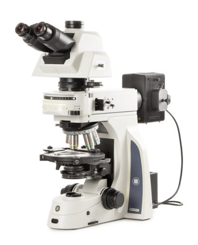 DX.2058-PLPOLRi Delphi-X Observer, trinocular microscope with tilting head and SWF 10x/25 mm Ø 30 mm eyepieces
