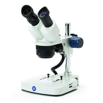 ED.1402-P Binocular stereo microscope EduBlue, 2x/4x revolving objective