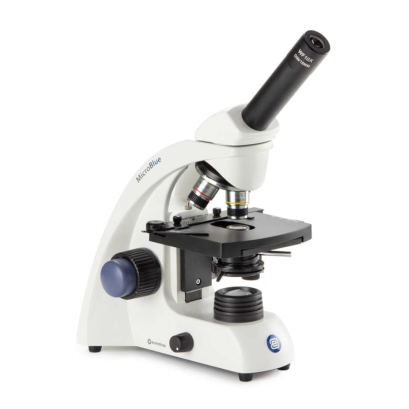 MicroBlue monocular microscope with achromatic