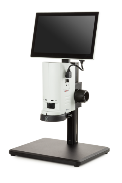 MZ.5000 MZ Digital MacroZoom with 0.7x to 5x zoom objective and built-on LCD screen and LED ring light