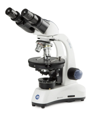 EC.1102-P-DLED EcoBlue binocular microscope for polarization with achromatic semi-plan