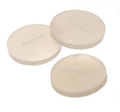 Pre-Slit 9mm Nature PTFE/Non- Slit white Silicone septa