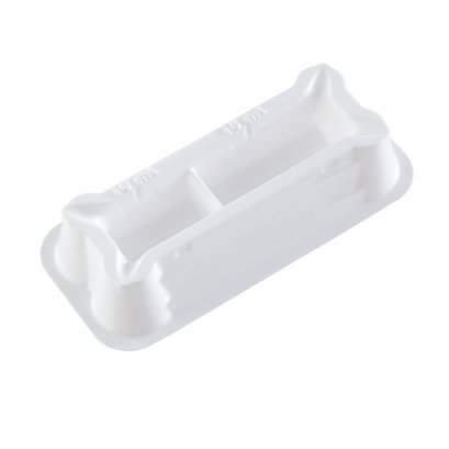 Reagent Reservoir, 25ml Dual, Sterile, 5 wrap, polystyrene