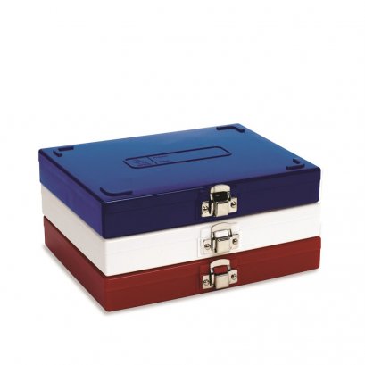 Premium Microscope Slide Box, 100-Place, Foam