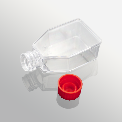 Cell culture flask, TC-treated, plug seal cap
