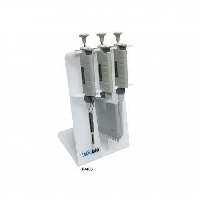 SureStand&trade; Pipette Stand for 3 pipettes, up to one multi-channel, acrylic