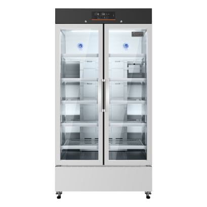 MC-5L756 700L Large Capacity Lab refrigerator with Two Glass Door