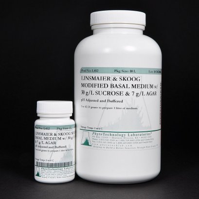 Linsmaier &amp; Skoog Modified Basal Medium w/ Sucrose &amp; Agar , pH Adjusted &amp; Buffered