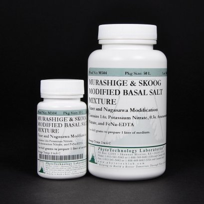 Murashige &amp; Skoog Basal Salt Mixture, Finer &amp; Nagasawa Modification