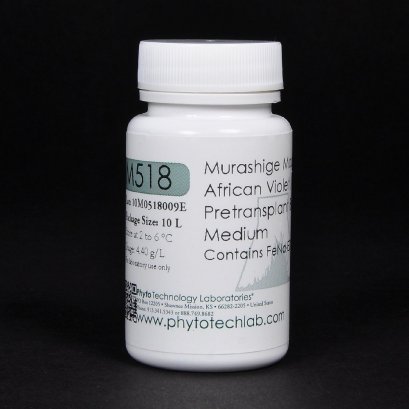 Murashige African Violet/Gloxinia Pretransplant Medium