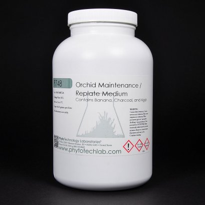 Orchid Maintenance/Replate Medium with Banana, Charcoal, &amp; Agar