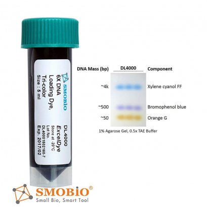 ExcelDye™ 6X DNA Loading Dye, Tri-color, 5 ml x 2