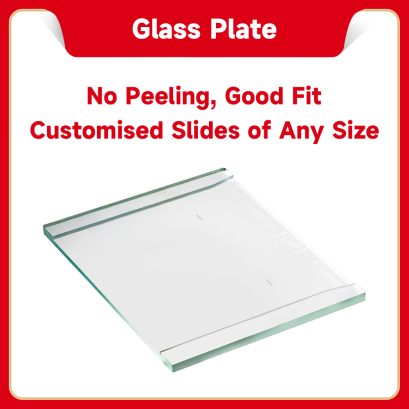 Glass Plate Set, Concave Glass Plate, Flat Glass Plate (For Servicebio &amp; Bio-Rad,with reference line)