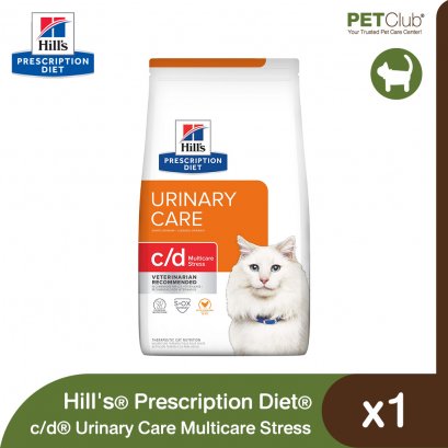 Hill's Prescription Diet c/d Multicare Stress - อาหารเม็ดแมวสูตรดูแลกระเพาะปัสสาวะลดความเครียด