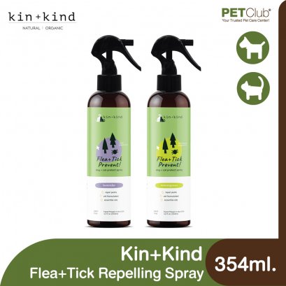 Kin+Kind Flea+Tick Repelling Spray 354ml.