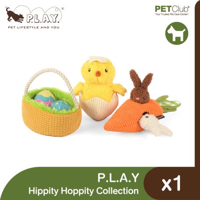 PLAY - ของเล่นสุนัขคอลเลคชัน "Hippity Hoppity"