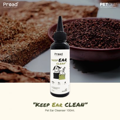 PROAD - Keep EAR Clean - ผลิตภัณฑ์ทำความสะอาดหูสำหรับสัตว์เลี้ยง 100ml.