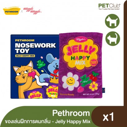 PETHROOM x Wiggle Wiggle - ของเล่นสัตว์เลี้ยง รุ่น Jelly Happy Mix