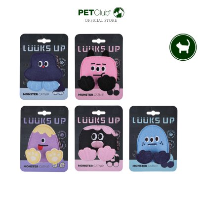 LUUKS UP Monster Catnip Toy - แคทนิปแมว ของเล่นแมว ตุ๊กตาแคทนิป