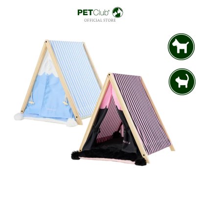 LUUKS UP TEEPEE Pet Tent - เต๊นท์สัตว์เลี้ยง เต๊นท์สุนัข เต๊นท์แมว 2 สี