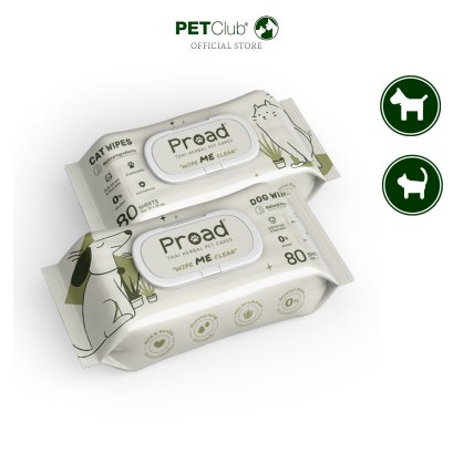 PROAD Wipe Me Clean - Pet Wet Tissue 80 sheets