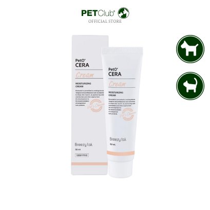 Pet’O CERA Cream  ครีมบำรุงผิว เพิ่มความชุ่มชื้นเป็นพิเศษเหมาะสำหรับสัตว์เลี้ยง 50g.