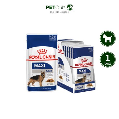 Royal Canin Maxi Adult Chunks In Gravy - อาหารเปียกสุนัขโตพันธุ์ใหญ่