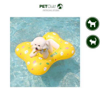 WINIZ Dog Pool Float - เบาะลอยน้ำสัตว์เลี้ยง นำเข้าจากเกาหลี 2 ลาย