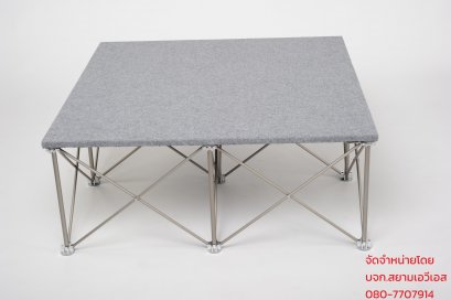 เวทีสำเร็จรูป ขนาด 120x120cm สูง 60 cm พื้นพรม